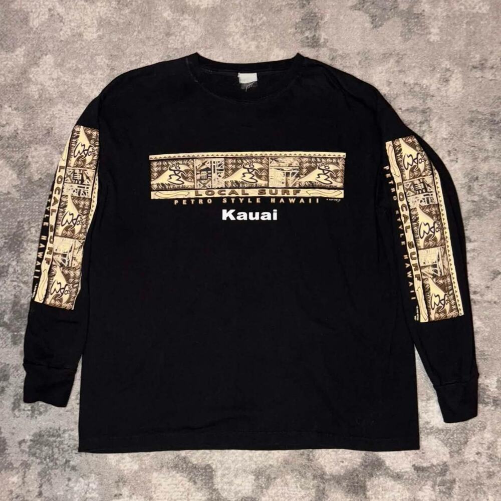 Y2K Hawaii Kauai Local Surf Longsleeve Shirt